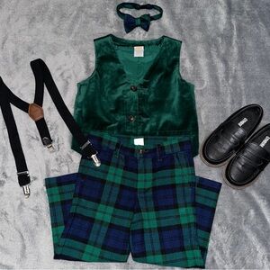 Gymboree Toddler Boy Plaid 5 pc Set